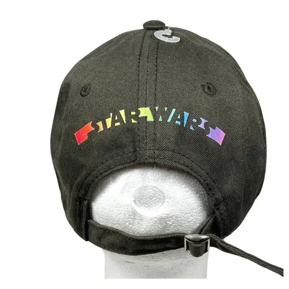 Disney Parks Star Wars Hat Pride Rainbow Rebel Baseball Cap Adjustable OSFA - Picture 2 of 6